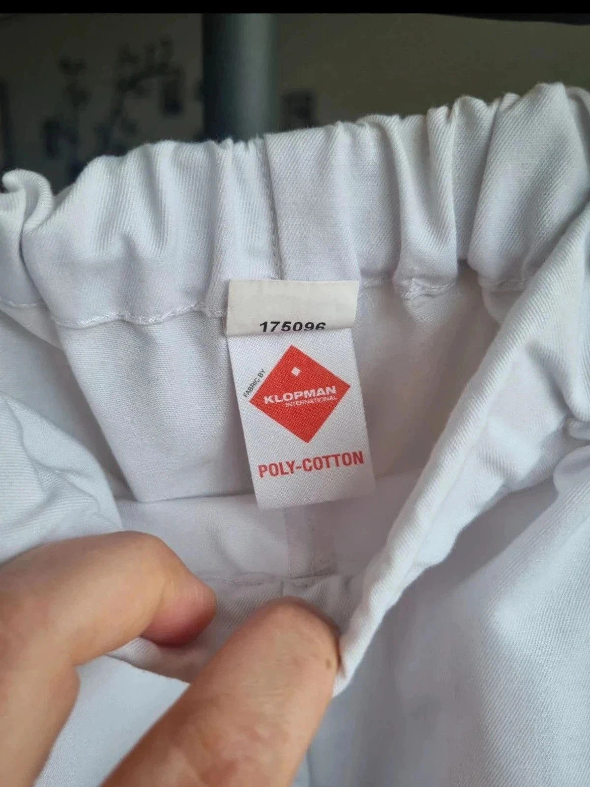 Calça de trabalho branca médica / hotelaria - Klopman - Tamanho 1 (36/38) – photo 2